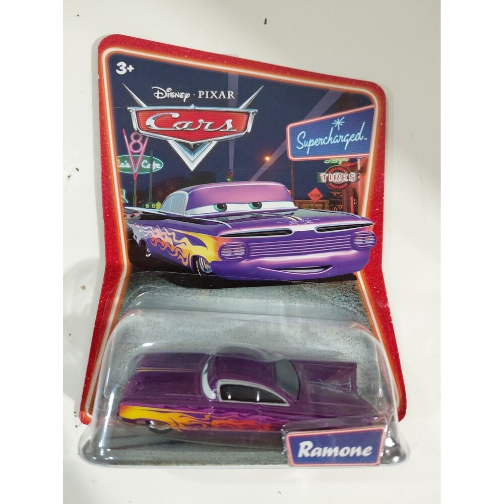 NIP Mattel 1:55 DieCast Disney Pixar Cars Supercharged Ramone 59 Chevy Impala A